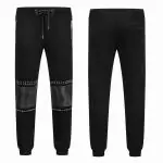 philipp plein pants running mid leather